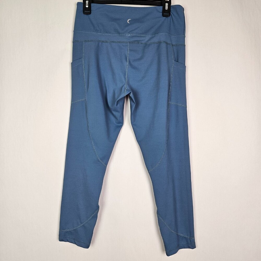 ZYIA Active Blue Steel Light N Tight Pocket Crop Legging 14-16 - Picture 5 of 8